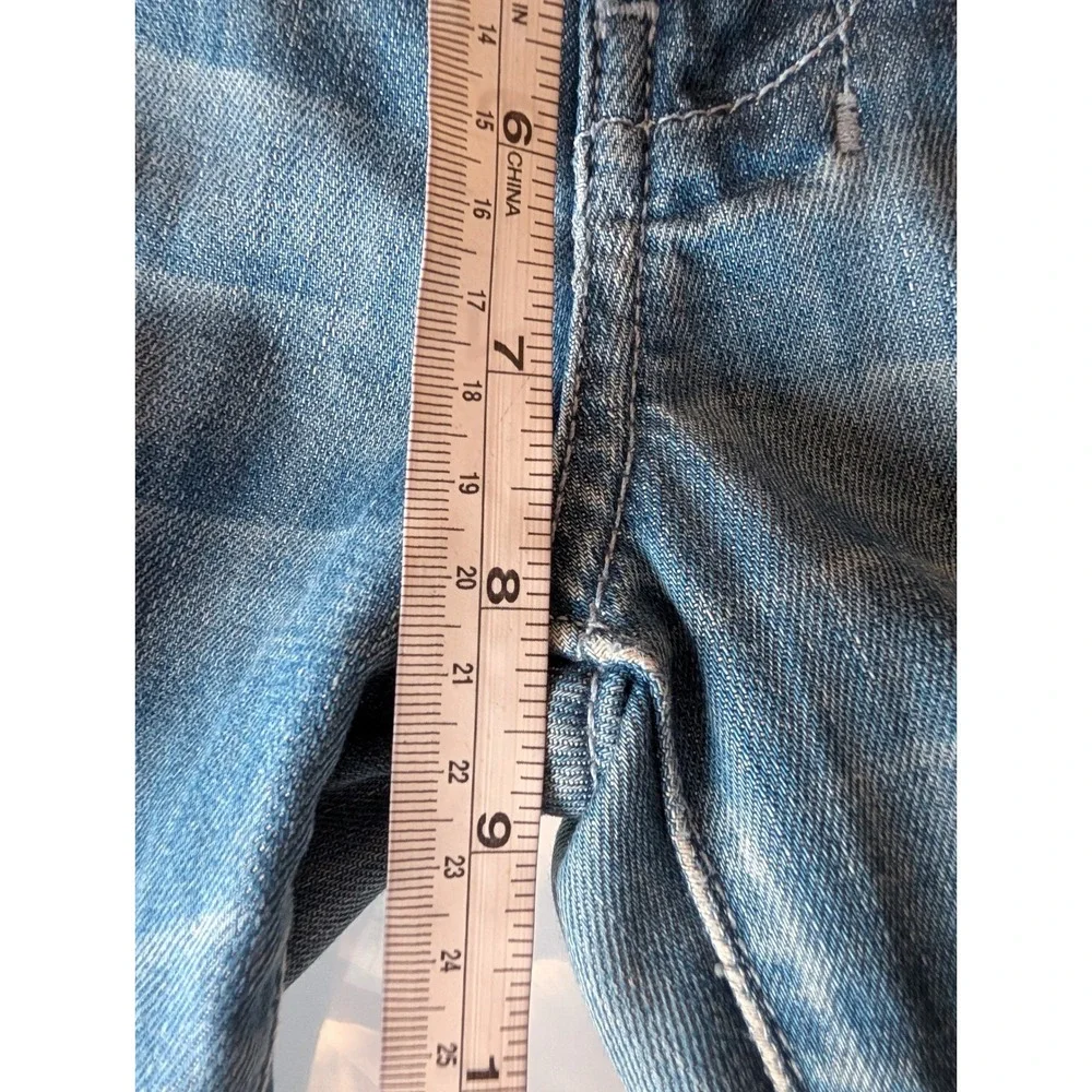 7 For All‎ Mankind Dojo Jeans 29 Blue Low Rise Flare Wide Leg Med Wash Y2K Indie